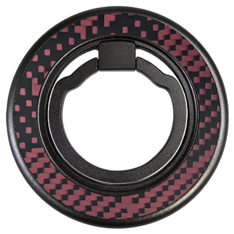 Aramid Fiber Magnetic Kickstand for Cell Phone Finger Ring Grip Holder