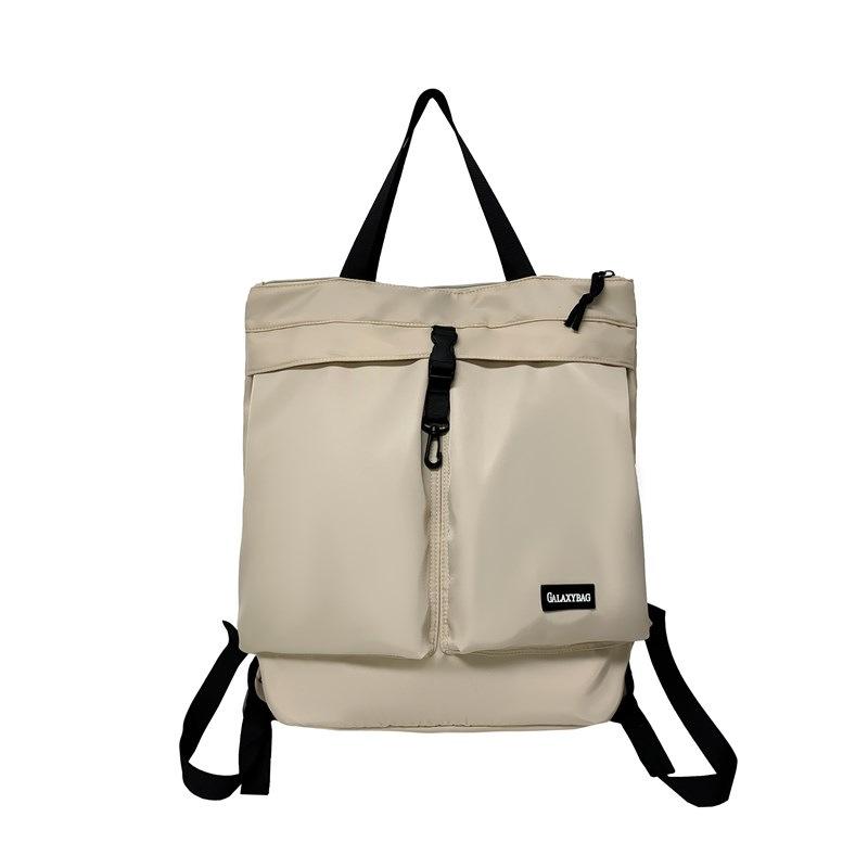 Schoolbag Hot Sale Backpack Large Capacity Couple Backpack Solid Color Simple Travel Backpack Women Backpack Girls