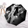 1pc Michael Joseph Jackson Dance Movement Automatic Folding Umbrella, Portable Collapsible Design, Casual Outdoor Accessory L1127015