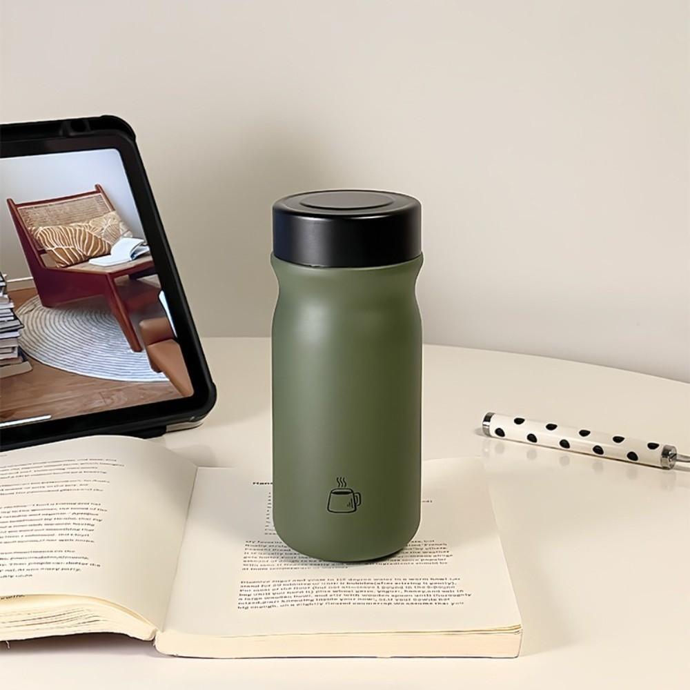 Portable Thermos Bottle Stainless Steel Insulated Flask Fashion Thermos Cup  Daily Use