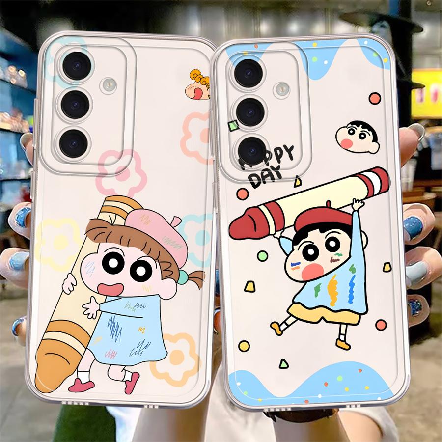 Himawari Shin Case for Samsung Galaxy A57 A55 A56 A52 A14 A16 A26 A24 A52 A17 A36 A37 A25 A51 A54 A15 A34 A35 Phone Cover A50