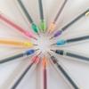 Minimalist Japanese Style Colorful Gel Pens 0.38mm Ultra Fine Point,Cute 12 Colors For Drawing, Coloring,Journaling, Note-Taking (WINYOOD-230)