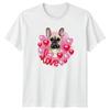 French Bulldog Puppy Love Hearts Unisexs TShirt French Bulldog Dogs