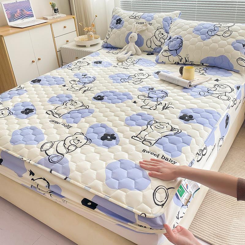 New Class a All Cotton Quilted Fitted Sheet Waterproof To Prevent Leakage of Urine Mattress Cover