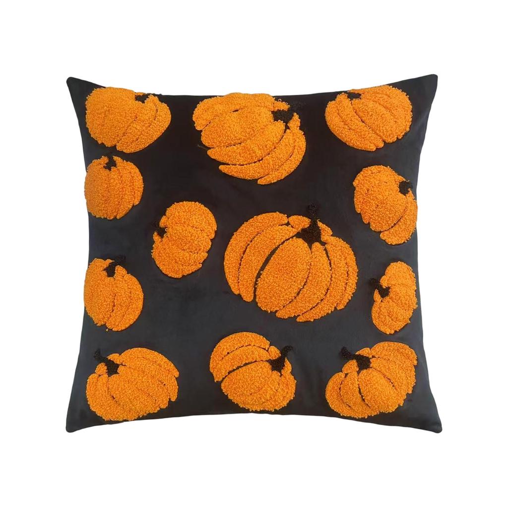 Halloween Plush Embroidered Pillowcase Living Room Sofa Party Decoration