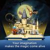 Magic Castle Book Building Set, Creative Castle Architecture Building Blocks Toy, Wizarding World Collectible Display Model for Adults, Gift for Boys