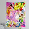 Sailor Moons Comic Cover Hanging Bohemian Tapestry Hanging Tarot Hippie Wall Rugs Dorm Japanese Tapestry