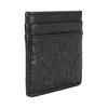 Gucci Skórzany etui na karty z emblematem GG Akcesoria damskie Czarny 815883-AAEEM-1000
