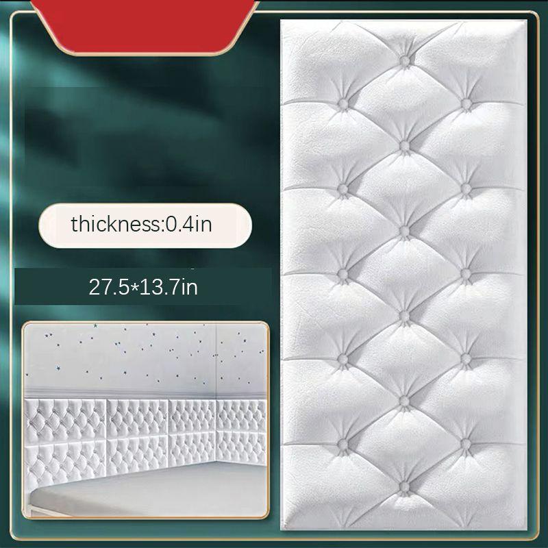 

Настенная водонепроницаемая наклейка из пенопласта, самоклеящаяся для гостиной, спальни, детей белый