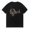 Vintage Progressive Death Metal Band Print TShirt For Unisex Unisex Fashion Opeth Band Short Sleeved Tees 100 Cotton Streetwear