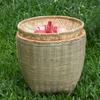 Bamboo Woven Large Winnowing and Rice Washing Basket - Multi-Purpose Storage and Farmer's Celebration Basket