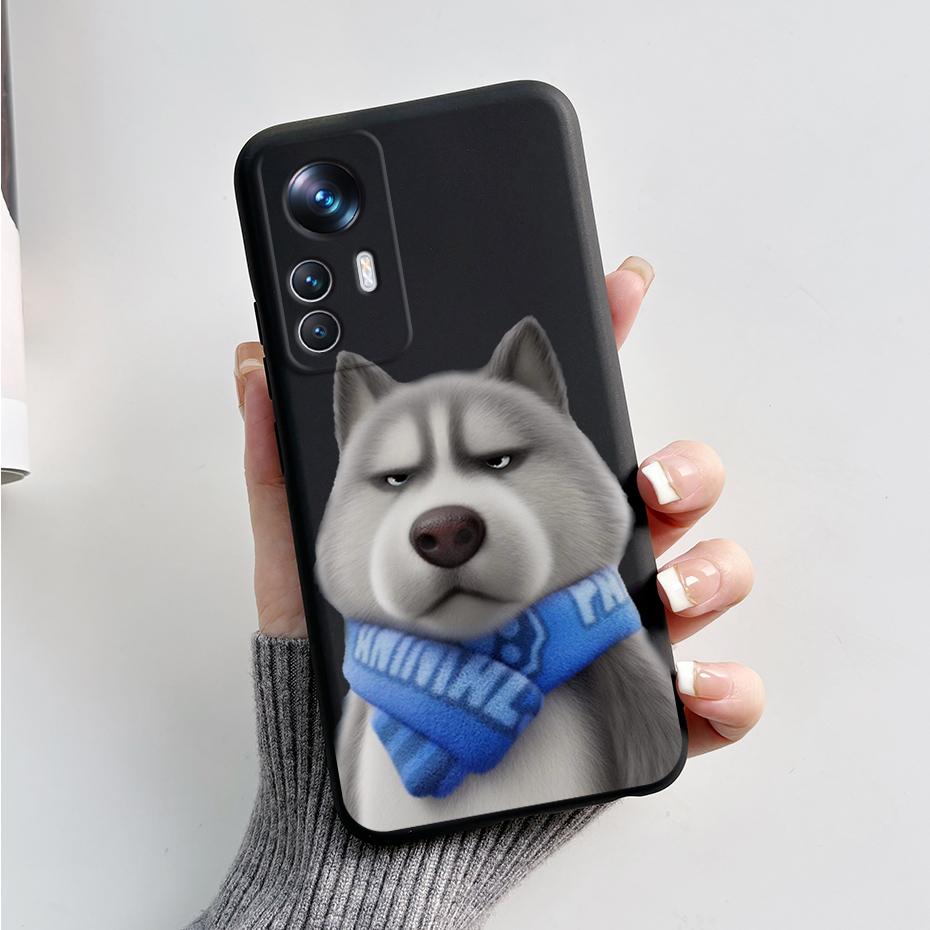 For Xiaomi Mi 12T 12 T Pro Case Cute Panda Liquid Silicone Phone Cases For Xiaomi Mi 12T 12 Mi12 T 12X Lite Pro Soft Cover Case
