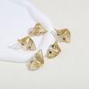 Minimalistisches Design Verstellbarer Ring 18K Goldfarbe Vergoldeter Ring Hohlring Festival-Kleidung