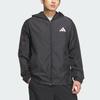 Adidas Αντηλιακή Αδιάβροχη Αθλητική Casual Μπουφάν με Κουκούλα Unisex Μπουφάν Μαύρο KA9289