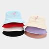 Korean version of the new flamingo embroidered bucket hat female students outdoor shopping macaron basin hat couple hat