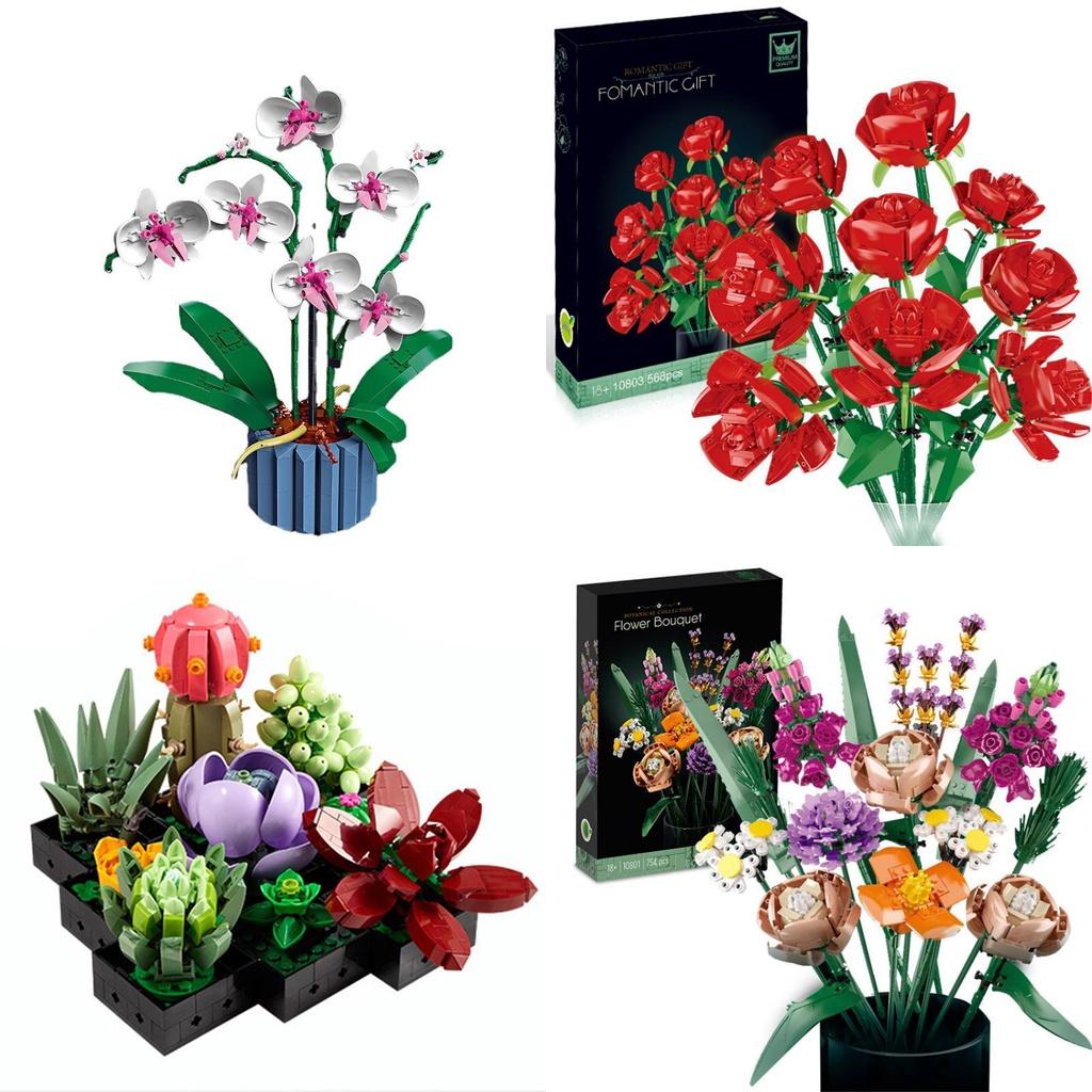 Plastic Butterfly Orchid Bonsai Flower Cluster