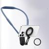 Mobile phone magnetic neck-mounted stand for first-person shooting, fixed on chest for anti-shake sports camera stand