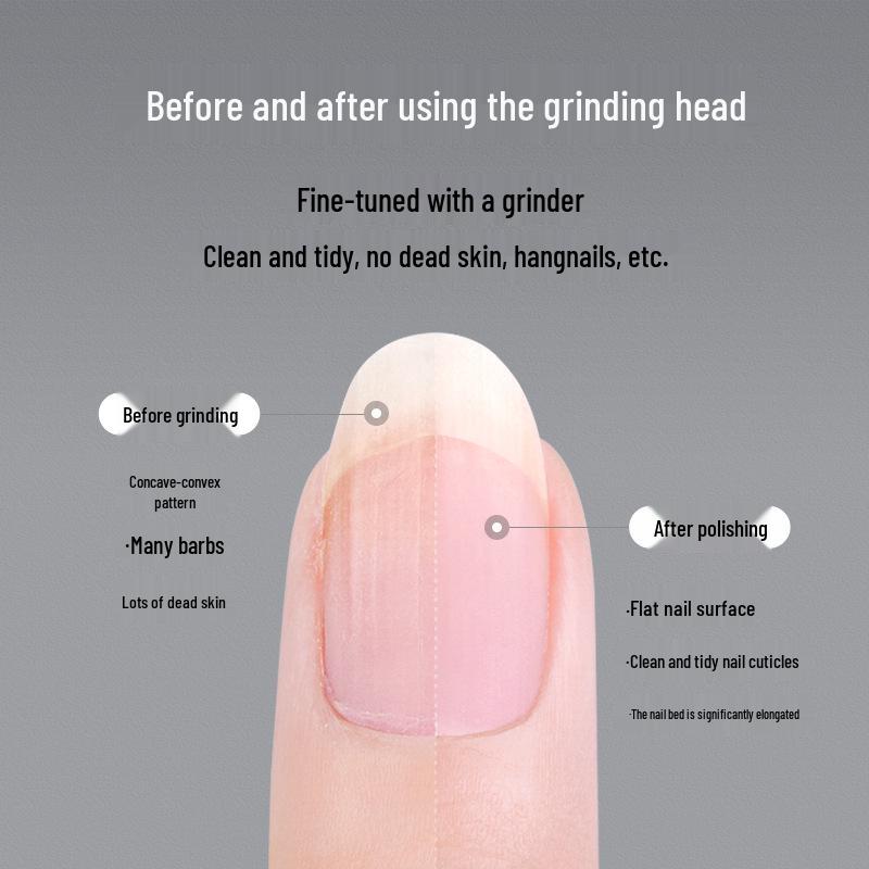 Ceramic Nail Grinding Head: Corn & Umbrella Types for Polish and Dead Skin Removal