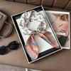 Korean Style High-End Printed Silk Scarf - Versatile Fashion Accessory