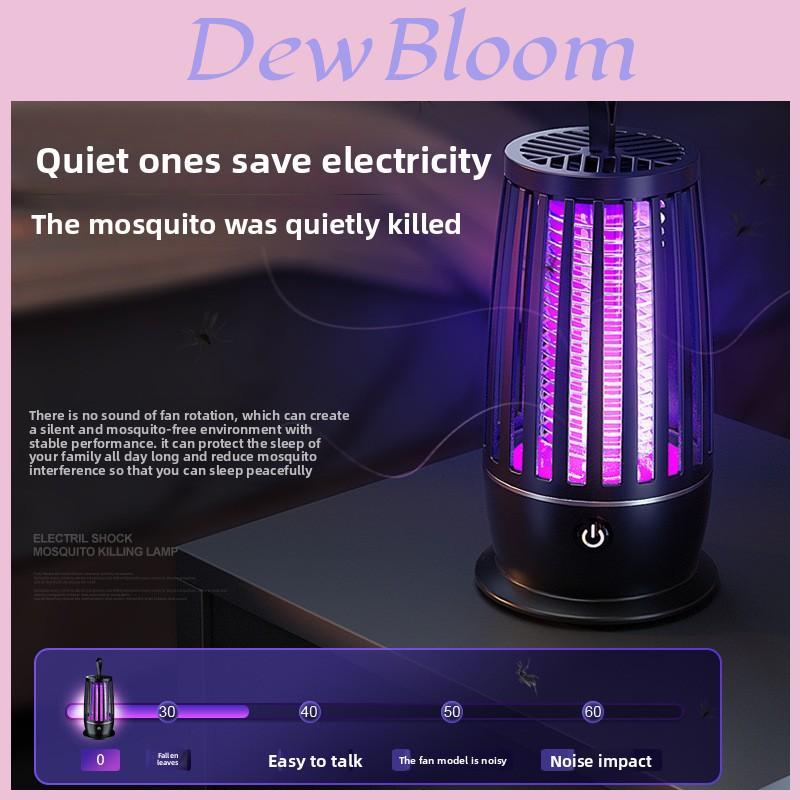 Mosquito Killer Lamp Usb Rechargeable Indoor Outdoor With Electric Shock For Camping And Home Use