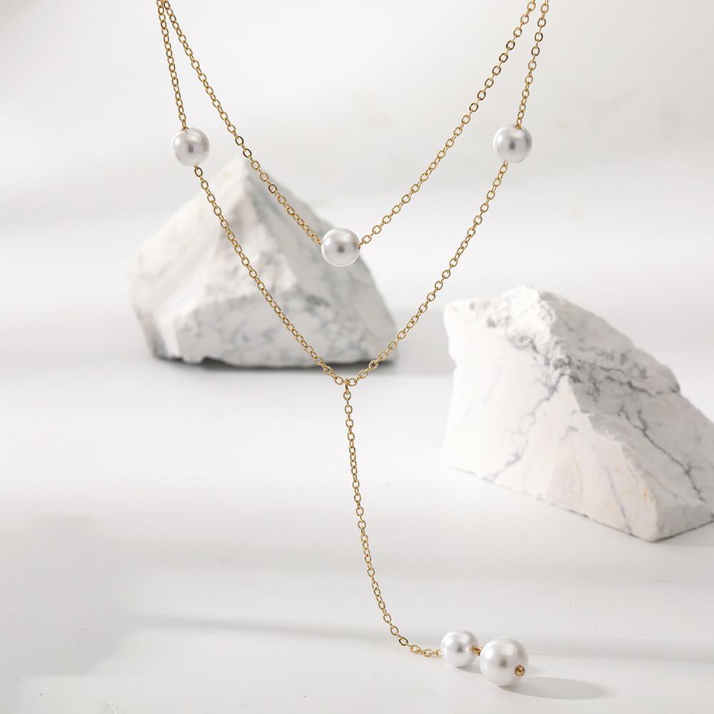 Fashionable Minimalist Star Tassel Pendant Necklace For Women With Alluring Pearl Accents