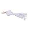 1Pcs Cute Car Keyring Handmade Macrame Heart Shaped Pendant Keychains For Women Wedding Gift