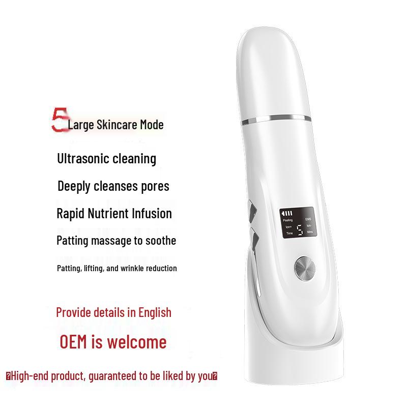 Ultrasonic Skin Scrubber & Blackhead Remover Facial Cleanser