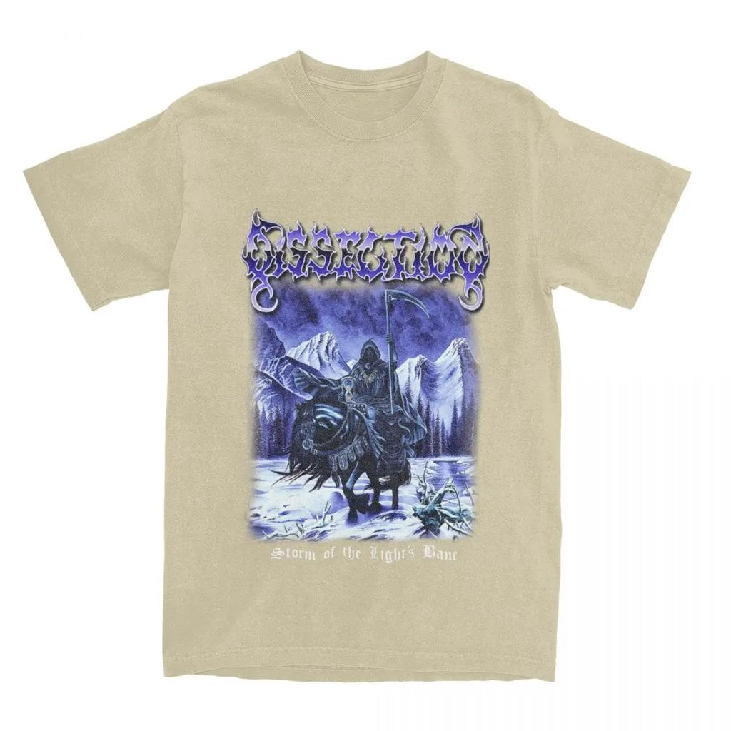 Dissection Black Metal Pánské Dámské Tričko Bouře Světel Potisk Top Trička Čistá Bavlna Nadměrná Velikost 6XL Krátký Rukáv