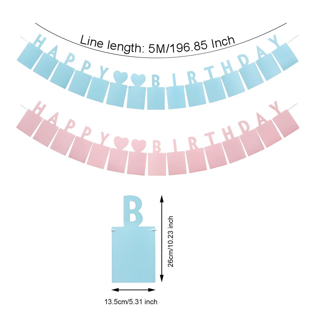 Happy Birthday Banner Birthday Decorations Happy Birthday Sign Happy Birthday Decorations For Birthday Party