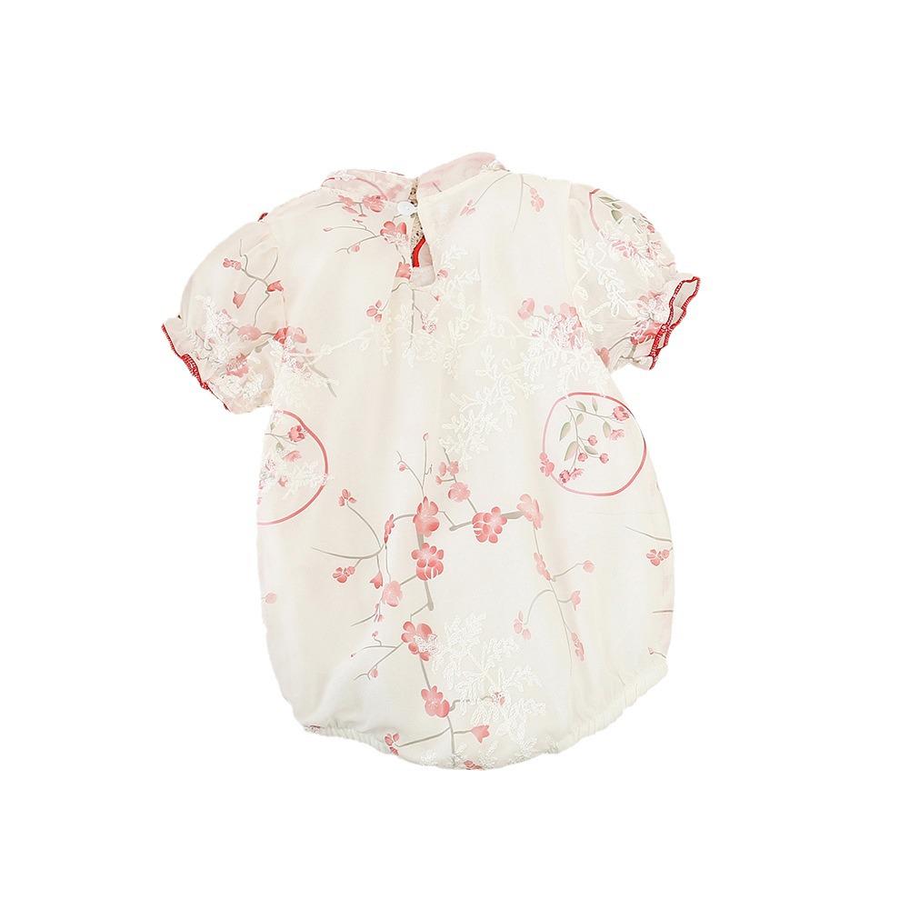 Baby Girl Summer Fashion Short-Sleeve Romper
