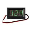Zuverlässiges 2-zeiliges LED-Voltmeter Gleichspannungsbereich 4 5 V 30 V Rot Blau Grün Anzeige