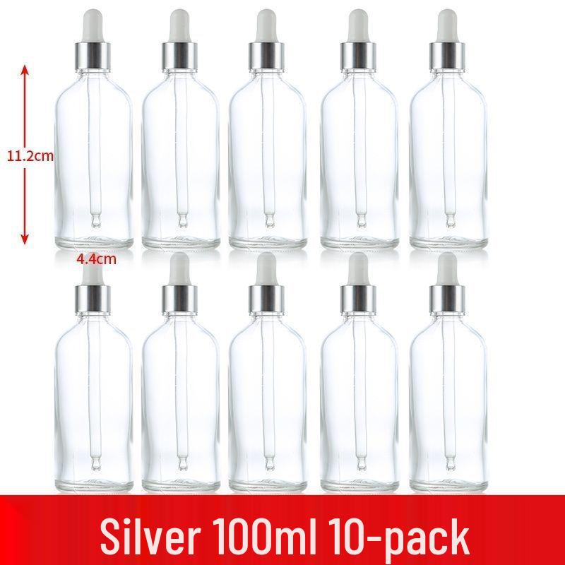 Glass Empty Dropper Bottle for Essential Oils, Perfume, and Cosmetics – Travel-Size Dispenser