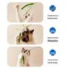 Foxtail Grass Cat Teaser Wand: Durable Long Rod Toy for Self-Play and Boredom Relief