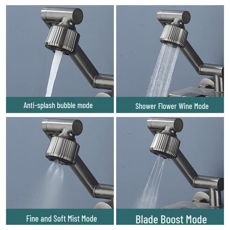 Wall-Mounted Hot & Cold Mixer Faucet