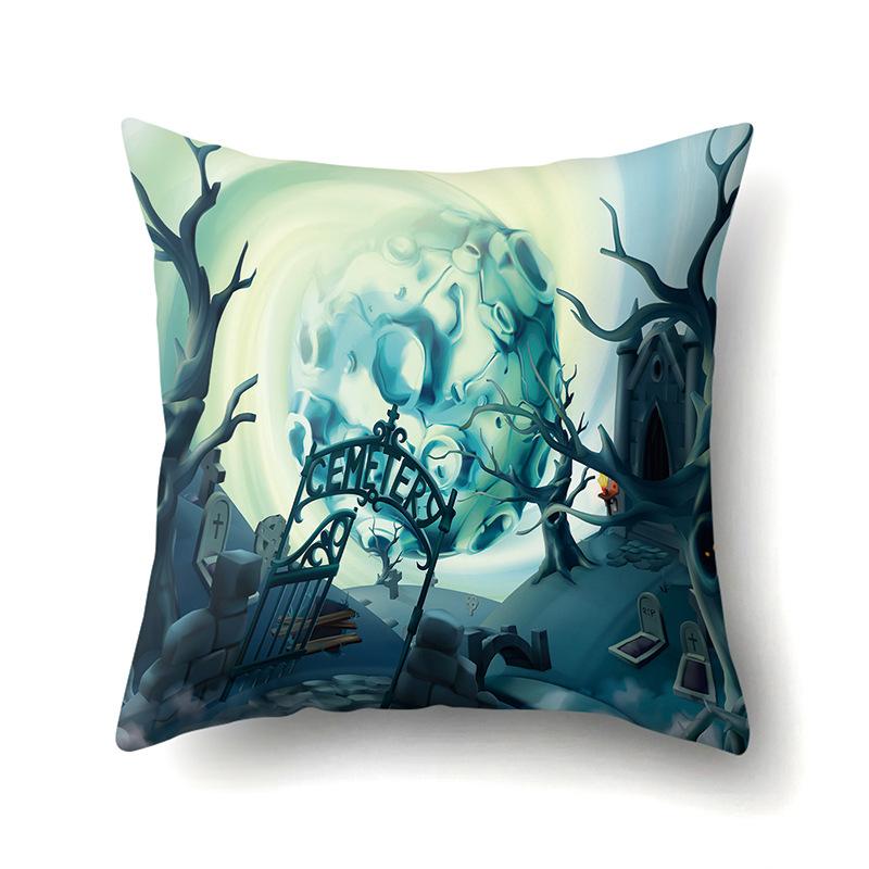 

Хэллоуин Наволочка Подушка для поясницы автомобиля Тыква Чехол для диванной подушки Офис Дом Гостиная Наволочка Pillow core not included