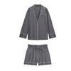 Autumn Suit Trim Poplin Long Sleeves Shirt 5063116 Shoelace Loose Mid Waist Shorts 1255535