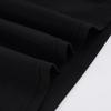 Summer New Style Hollow Design Long-sleeved T-shirt Simple Black Irregular Top for Women