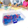 50Pcs Two Color Round Chips ,Math Manipulatives Discs Markers with Storage Box Learning