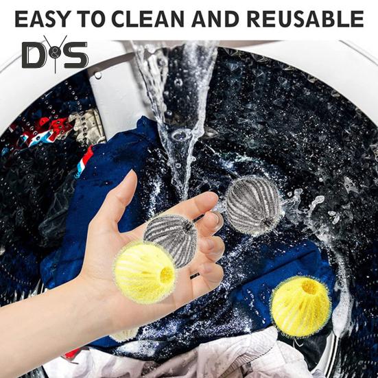 12Pcs Pet Hair Remover Reusable Dog Hair Catcher Clothes Bedding Lint Collector Comfortable Pet Hair Removal Device