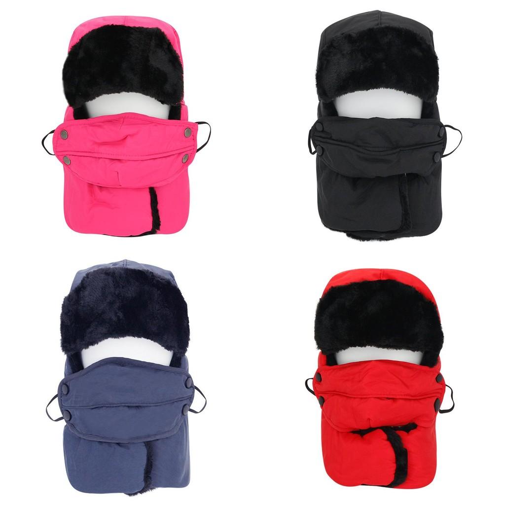 Thickened Ushanka Hat Winter Warmth Ear Protection Outdoor Windproof Gift Cap