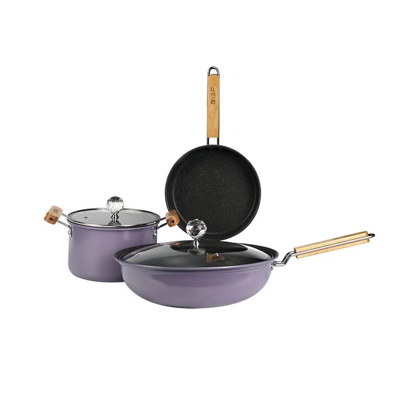 IBF Violet 3-Piece Cookware Set