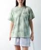 NOMINICAL Flowlight Tie-Dye Logo Print Short Sleeve T-Shirt (Green)