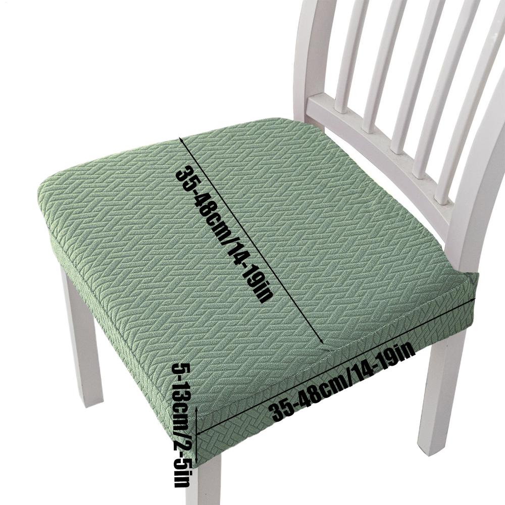 Dining Room Chair Covers Stretch Dining Table Chairs Seat Covers Washable Furniture Protector For Office Farmhouse Bedroom RV
