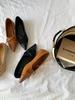 Fashion Zapatos Planos De Mujer Mocasines Black Pointed Toe Flats with Bow Shoes for Women Slip On Loafers Ballet Flat Foldable Flats