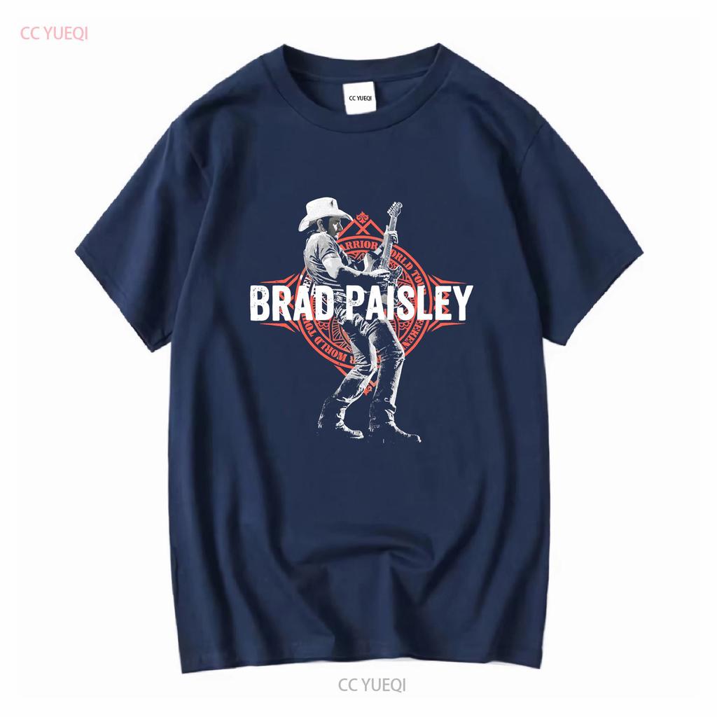 Brad Paisley T Shirt Country Music Unisexs Xl Concert Long Or Short Sleeves Vintage Washed Breathable Unisex Casual