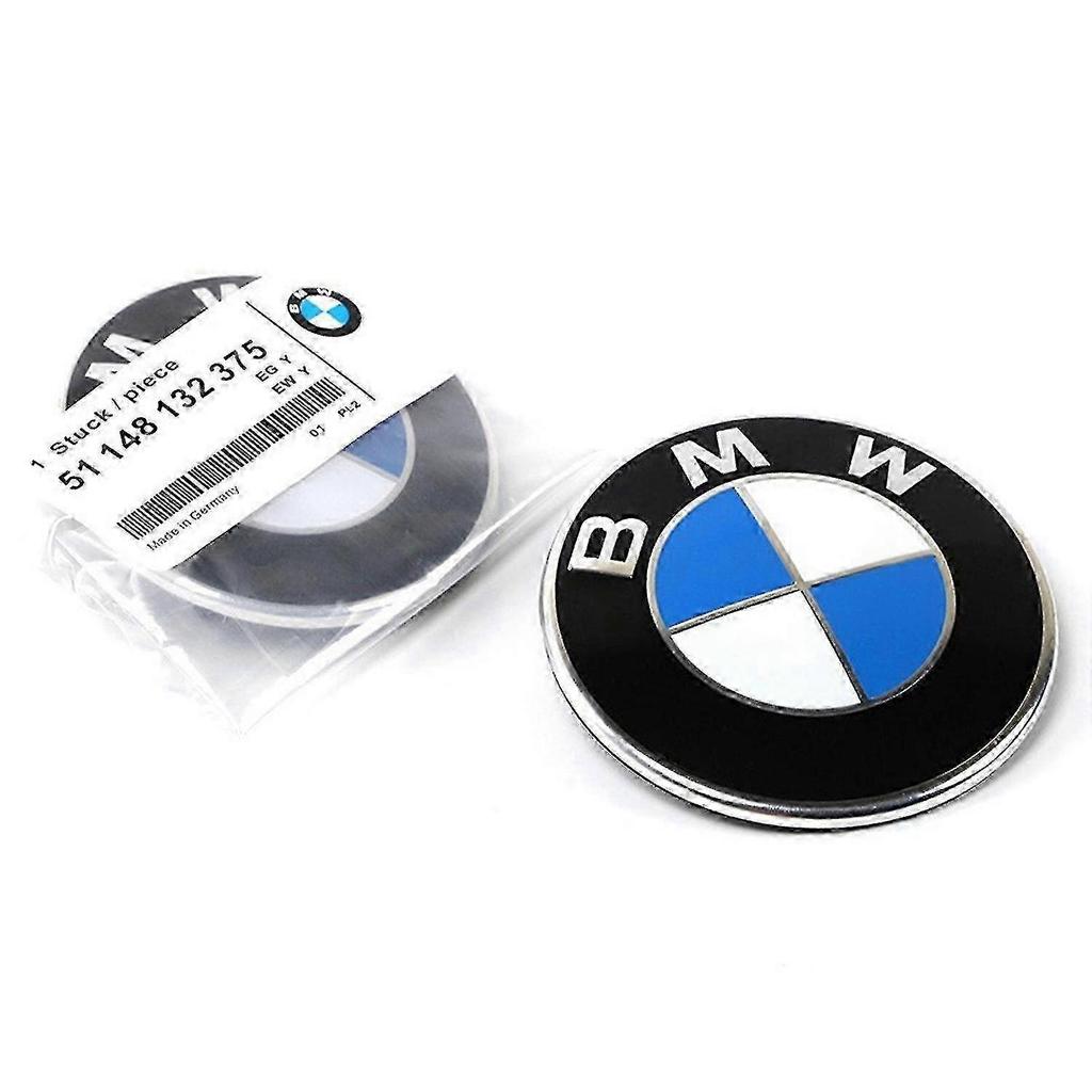 Compatible avec les emblèmes BMW Avant et Arrière 82mm/74mm - Fond Bleu, Blanc, Noir 25-26s