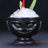 Schwarze Totem-Tasse Tiki-Cocktailglas Retro Amerikanisches Hawaii Restaurant Bar Keramik Trinkbecher Persönlichkeit Keramik Weinbecher