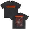 Japanese Anime Chainsaw Man Kobeni Metal Denji Tshirt Vintage Washed Manga Graphic T Shirts Unisex Couples Short Sleeve T Shirt