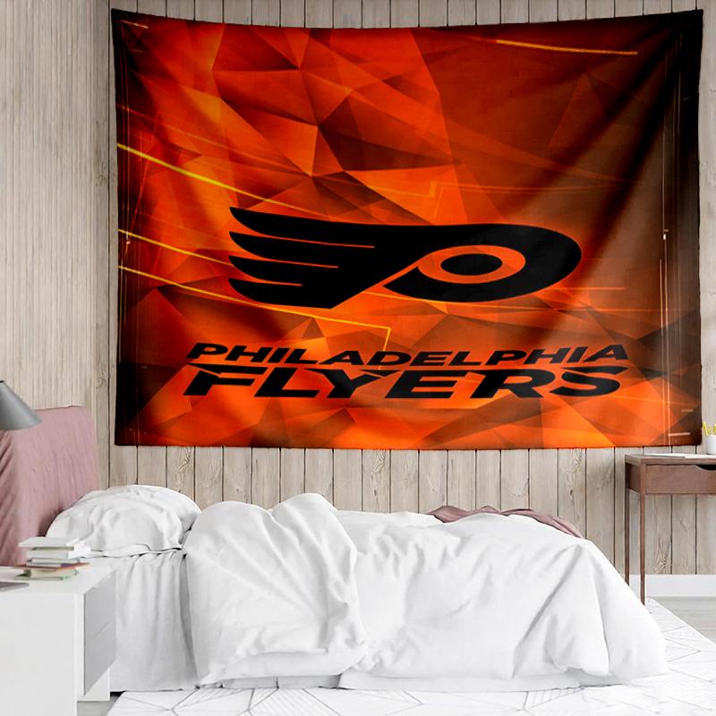 1PC Flyers Hockey Logo Art Tapestry Accessories Playroom Tapestry, for Bedroom,Livingroom, dormitory Room Wall Decor Fan Birthday Gifts