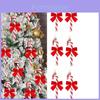 Christmas Door Hanging Decoration With Candy Cane Pendant And Bow Set For Holiday Home Decor